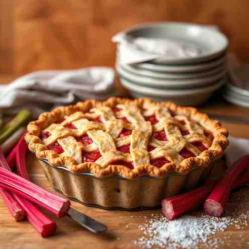 Classic Rhubarb Pie - Baking From Scratch Today